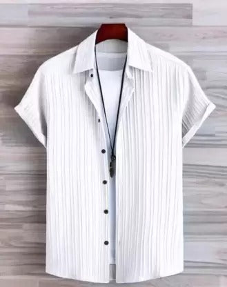 Men Stylish Sugar Cane White Shirt
