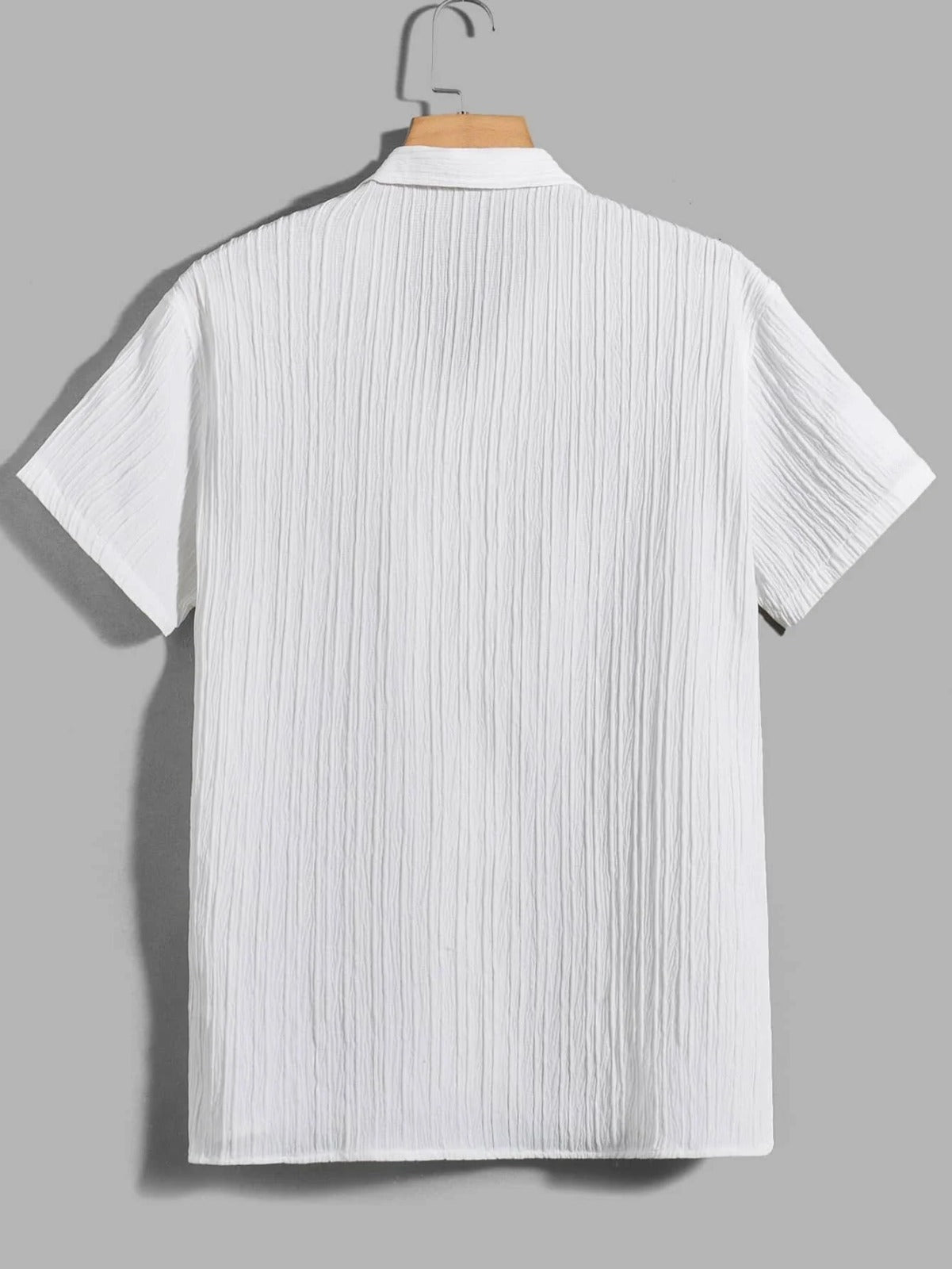Sugar Cane White Slim-Fit Poly Cotton Shirt