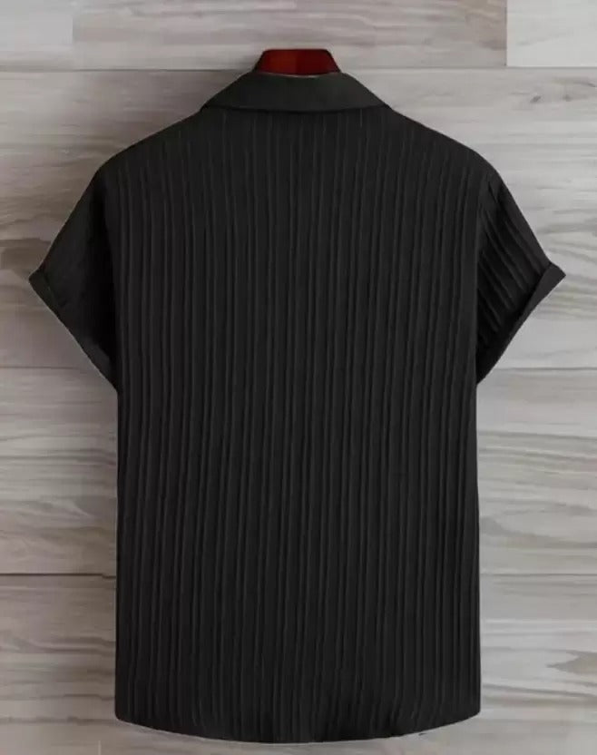Men Stylish Sugar Cane Black Shirt
