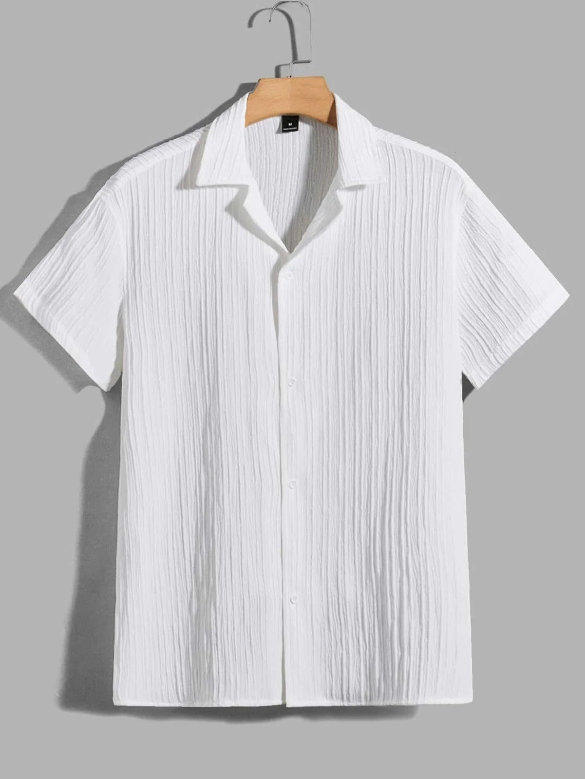 Sugar Cane White Slim-Fit Poly Cotton Shirt