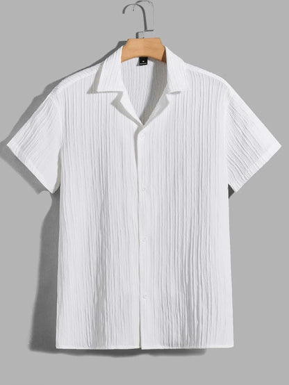 Sugar Cane White Slim-Fit Poly Cotton Shirt